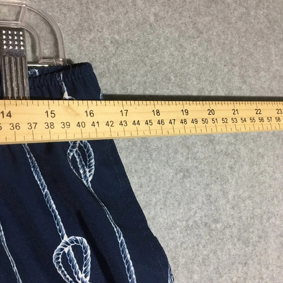 Mens Seastate Swimming Trunks Shorts Nautical Blue White Casual Summer Spring - Picture 3 of 6